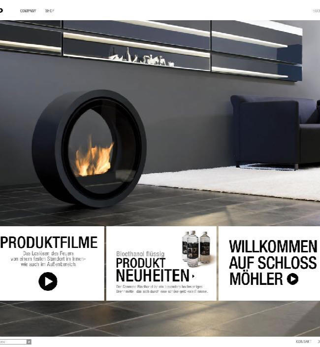 Webseite -design